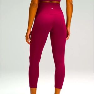 Lululemon magenta leggings size 10